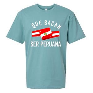 Camiseta Peruana Peruvian Flag Pride Peru Mujer Slang Women Sueded Cloud Jersey T-Shirt