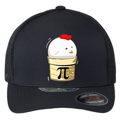 Chicken Pot Pie Pi Day Math Teachers Gift Funny Geeks Cute Gift Flexfit Unipanel Trucker Cap