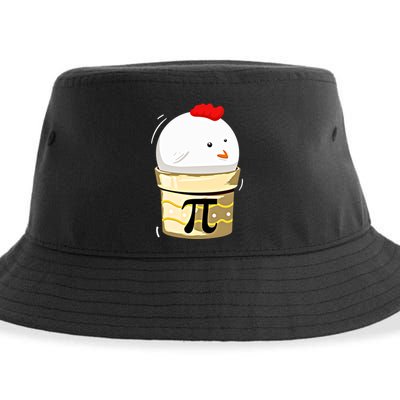 Chicken Pot Pie Pi Day Math Teachers Gift Funny Geeks Cute Gift Sustainable Bucket Hat