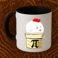 Chicken Pot Pie Pi Day Math Teachers Gift Funny Geeks Cute Gift Mug