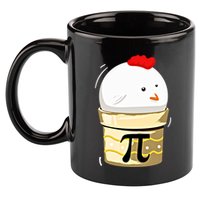 Chicken Pot Pie Pi Day Math Teachers Gift Funny Geeks Cute Gift 11oz C Handle Ceramic Mug