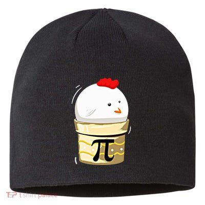 Chicken Pot Pie Pi Day Math Teachers Gift Funny Geeks Cute Gift Sustainable Beanie