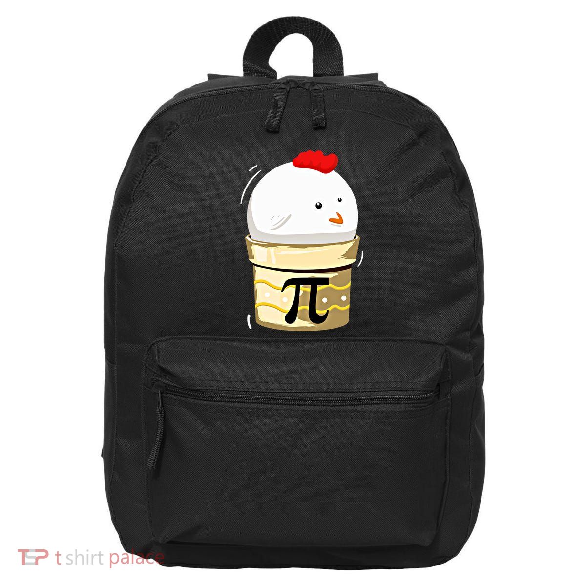 Chicken Pot Pie Pi Day Math Teachers Gift Funny Geeks Cute Gift 16 in Basic Backpack
