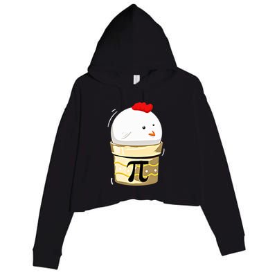 Chicken Pot Pie Pi Day Math Teachers Gift Funny Geeks Cute Gift Crop Fleece Hoodie