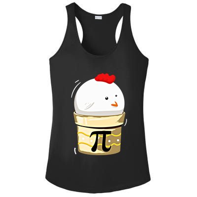 Chicken Pot Pie Pi Day Math Teachers Gift Funny Geeks Cute Gift Ladies PosiCharge Competitor Racerback Tank