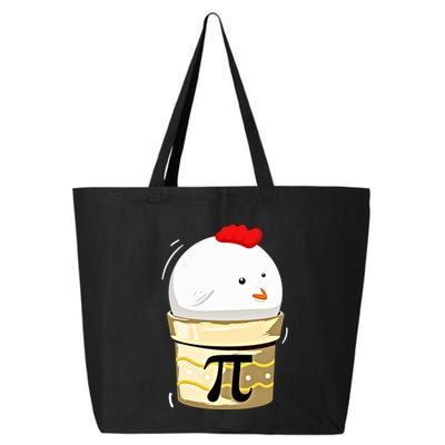 Chicken Pot Pie Pi Day Math Teachers Gift Funny Geeks Cute Gift 25L Jumbo Tote