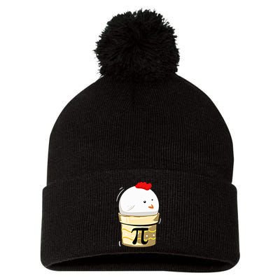 Chicken Pot Pie Pi Day Math Teachers Gift Funny Geeks Cute Gift Pom Pom 12in Knit Beanie