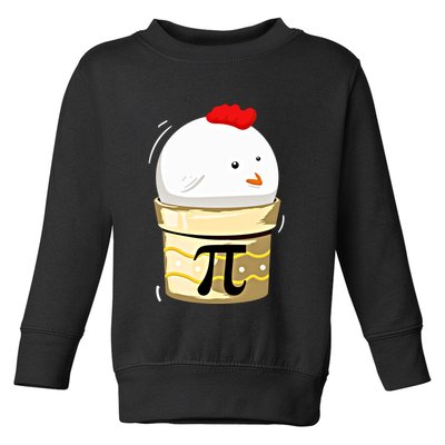 Chicken Pot Pie Pi Day Math Teachers Gift Funny Geeks Cute Gift Toddler Sweatshirt