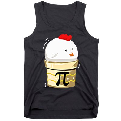 Chicken Pot Pie Pi Day Math Teachers Gift Funny Geeks Cute Gift Tank Top