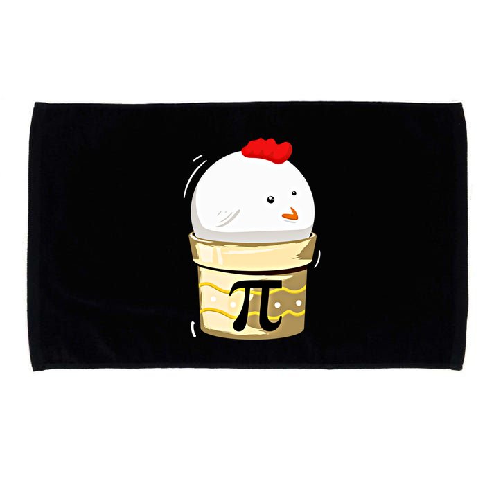 Chicken Pot Pie Pi Day Math Teachers Gift Funny Geeks Cute Gift Microfiber Hand Towel