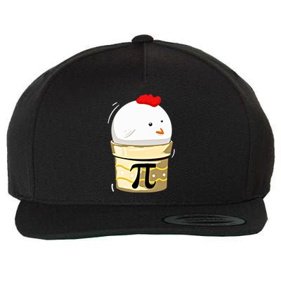Chicken Pot Pie Pi Day Math Teachers Gift Funny Geeks Cute Gift Wool Snapback Cap
