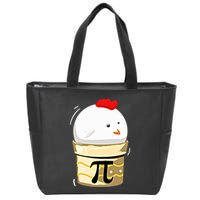 Chicken Pot Pie Pi Day Math Teachers Gift Funny Geeks Cute Gift Zip Tote Bag
