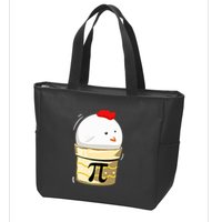 Chicken Pot Pie Pi Day Math Teachers Gift Funny Geeks Cute Gift Zip Tote Bag