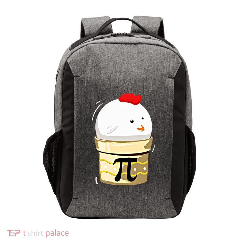 Chicken Pot Pie Pi Day Math Teachers Gift Funny Geeks Cute Gift Vector Backpack