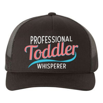 Childcare Provider Professional Whisperer Yupoong Adult 5-Panel Trucker Hat