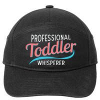 Childcare Provider Professional Whisperer 7-Panel Snapback Hat