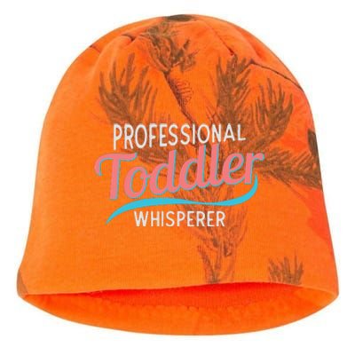 Childcare Provider Professional Whisperer Kati - Camo Knit Beanie