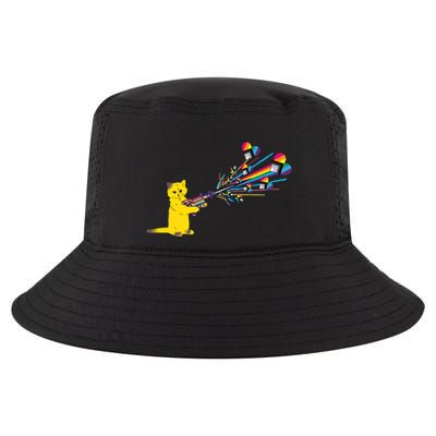 Cat Pew Pew Pride Cool Comfort Performance Bucket Hat