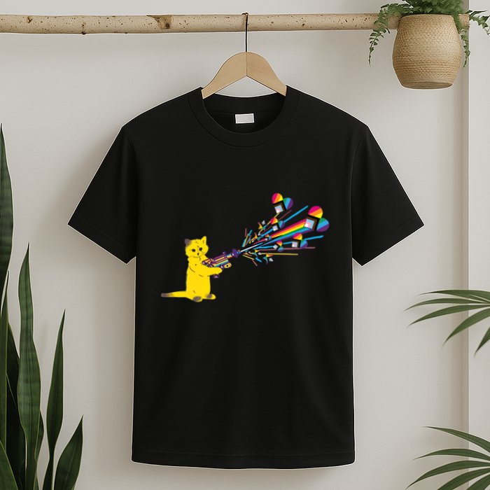 Cat Pew Pew Pride T-Shirt