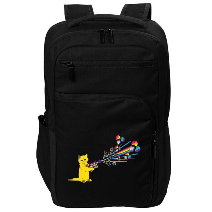 Cat Pew Pew Pride Impact Tech Backpack