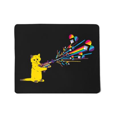 Cat Pew Pew Pride Mousepad