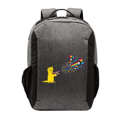 Cat Pew Pew Pride Vector Backpack