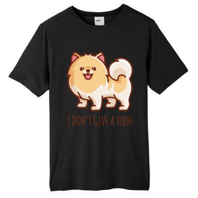 Cute Pomeranian Pom I don't give a fluff funny Tall Fusion ChromaSoft Performance T-Shirt