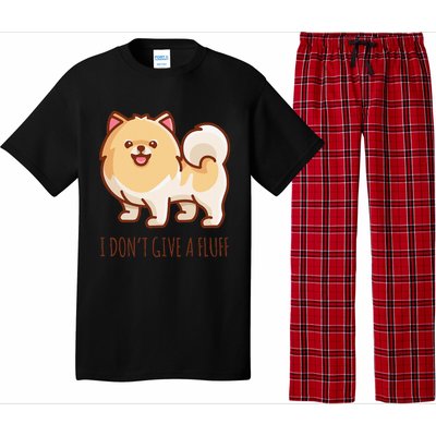 Cute Pomeranian Pom I don't give a fluff funny Pajama Set