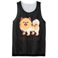 Cute Pomeranian Pom I don't give a fluff funny Mesh Reversible Basketball Jersey Tank