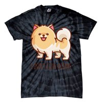 Cute Pomeranian Pom I don't give a fluff funny Tie-Dye T-Shirt