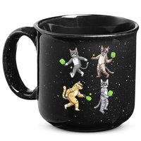 Cats Playing Pickleball 15oz Campfire Ceramic Mug