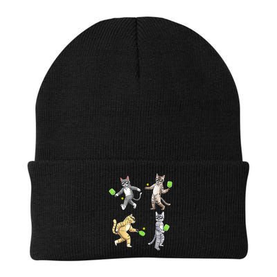 Cats Playing Pickleball Beanie