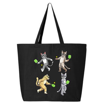 Cats Playing Pickleball 25L Jumbo Tote