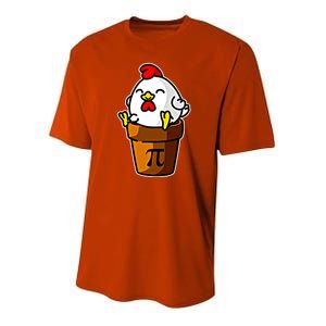 Chicken Pot Pie Pi Day Mathematics Pun Math Teacher Meaningful Gift Cute Gift Youth Performance Sprint T-Shirt