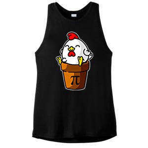 Chicken Pot Pie Pi Day Mathematics Pun Math Teacher Meaningful Gift Cute Gift Ladies PosiCharge Tri-Blend Wicking Tank