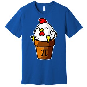 Chicken Pot Pie Pi Day Mathematics Pun Math Teacher Meaningful Gift Cute Gift Premium T-Shirt