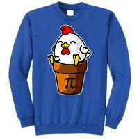 Chicken Pot Pie Pi Day Mathematics Pun Math Teacher Meaningful Gift Cute Gift Tall Sweatshirt