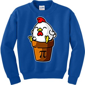 Chicken Pot Pie Pi Day Mathematics Pun Math Teacher Meaningful Gift Cute Gift Kids Sweatshirt