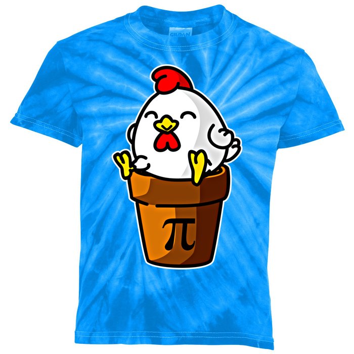 Chicken Pot Pie Pi Day Mathematics Pun Math Teacher Meaningful Gift Cute Gift Kids Tie-Dye T-Shirt