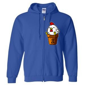 Chicken Pot Pie Pi Day Mathematics Pun Math Teacher Meaningful Gift Cute Gift Full Zip Hoodie