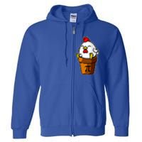 Chicken Pot Pie Pi Day Mathematics Pun Math Teacher Meaningful Gift Cute Gift Full Zip Hoodie