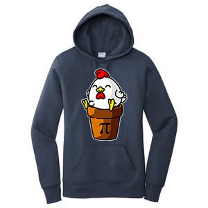 Chicken Pot Pie Pi Day Mathematics Pun Math Teacher Meaningful Gift Cute Gift Women's Pullover Hoodie