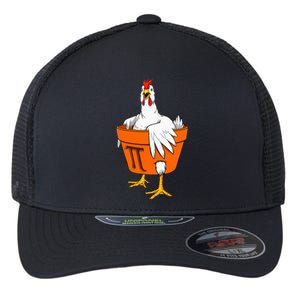 Chicken Pot Pi Day Math Teacher Gift Flexfit Unipanel Trucker Cap