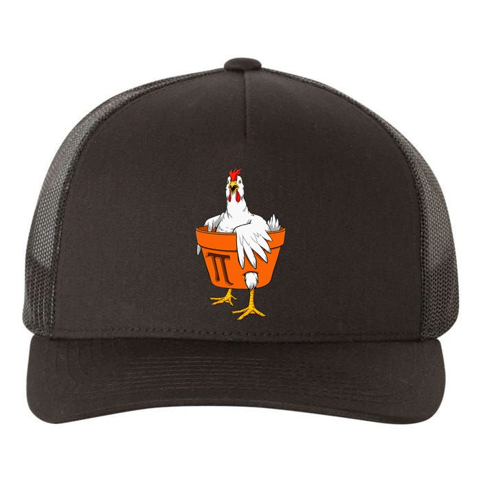 Chicken Pot Pi Day Math Teacher Gift Yupoong Adult 5-Panel Trucker Hat