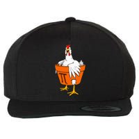 Chicken Pot Pi Day Math Teacher Gift Wool Snapback Cap