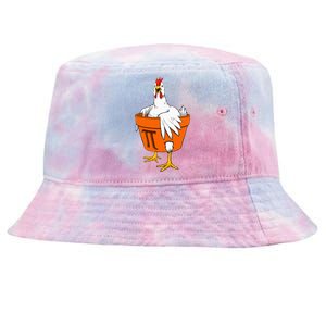 Chicken Pot Pi Day Math Teacher Gift Tie-Dyed Bucket Hat