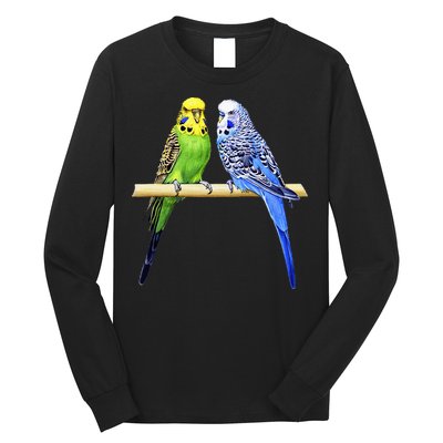 Colorful Parrots Parrot Birds Bird Lover Parakeets Long Sleeve Shirt