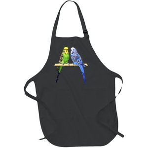 Colorful Parrots Parrot Birds Bird Lover Parakeets Full-Length Apron With Pockets