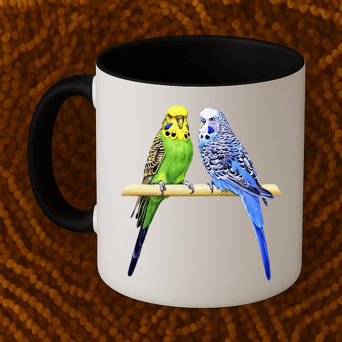 Colorful Parrots Parrot Birds Bird Lover Parakeets Mug