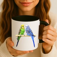 Colorful Parrots Parrot Birds Bird Lover Parakeets Mug